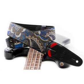 RightOn! HOKKAIDO Black Guitar Strap